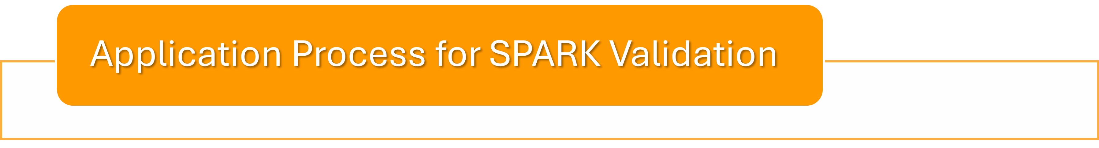 application process for spark validation