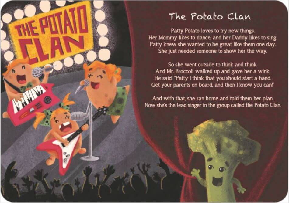 Story Cards - The Potato Clan