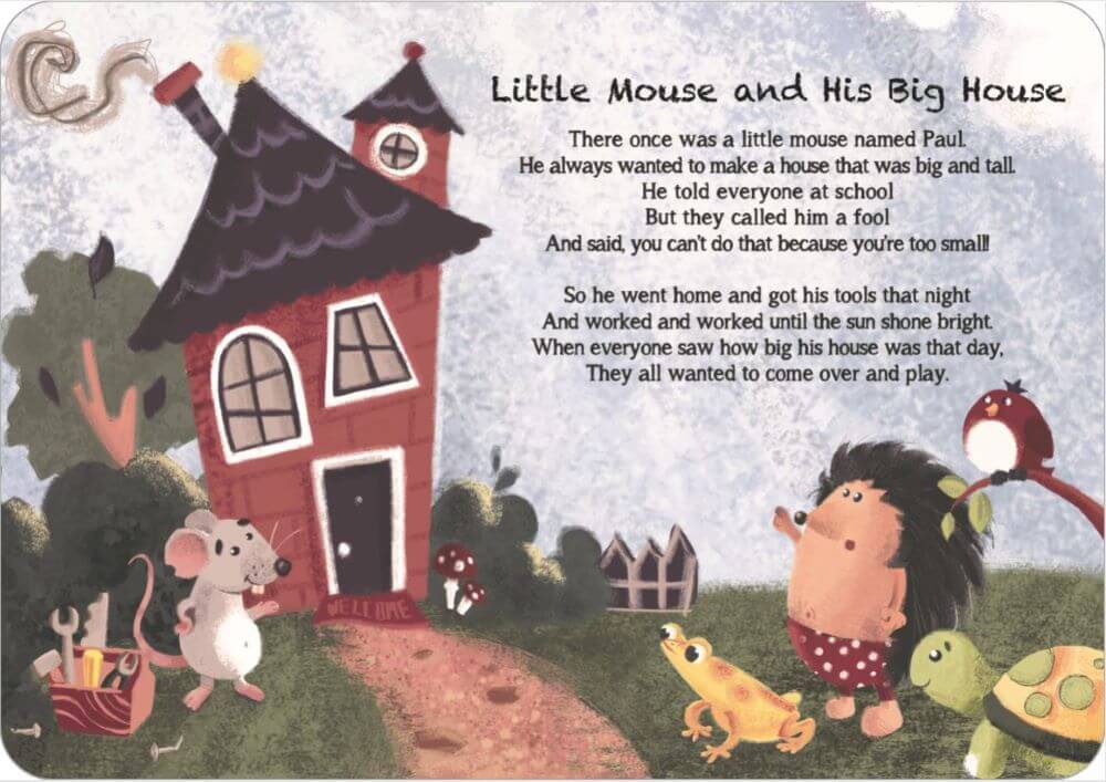 Story Cards - Little Mouse and His Big House