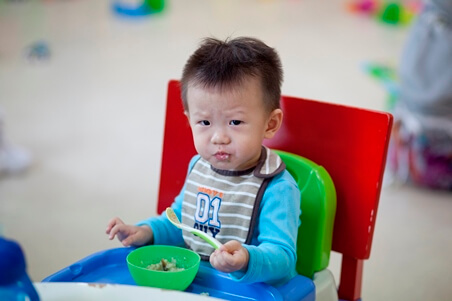 For older babies, more food variety can be introduced